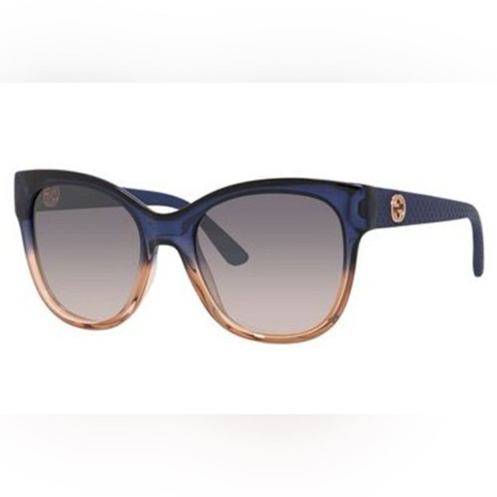 Gucci Butterfly Frame Sunglasses with Gradient UV Protection Lenses